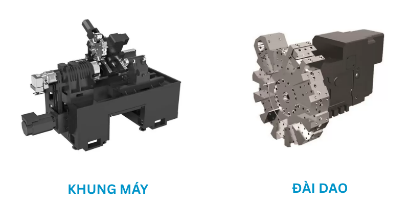 Cấu trúc bên trong máy tiện CNC Taikan L-P46G