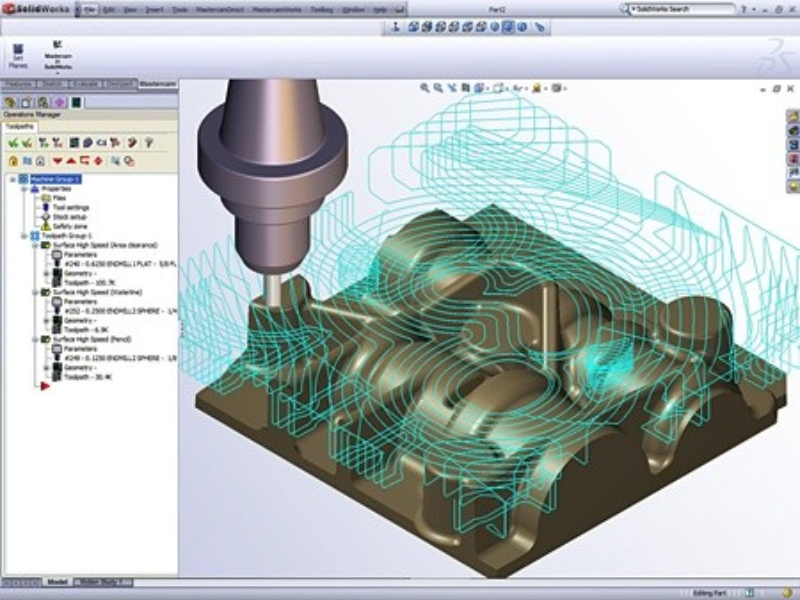 Lập trình máy phay CNC 4 trục 