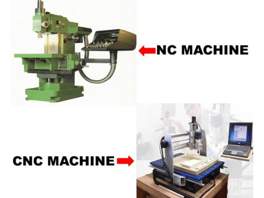 sự khác nhau giữa máy cnc và nc