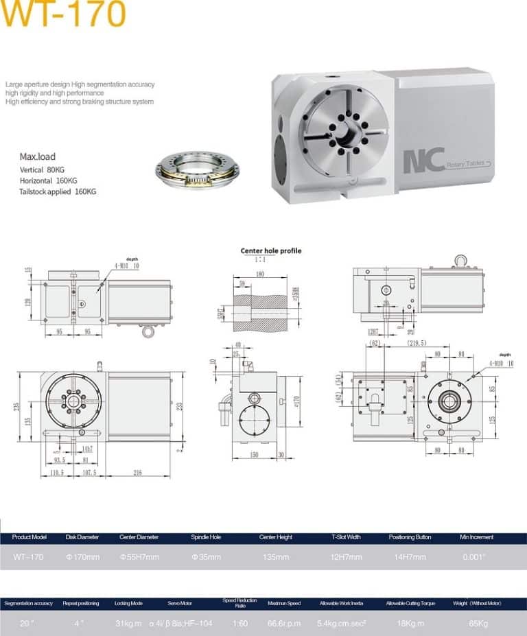 Trục thứ 4 WT-170