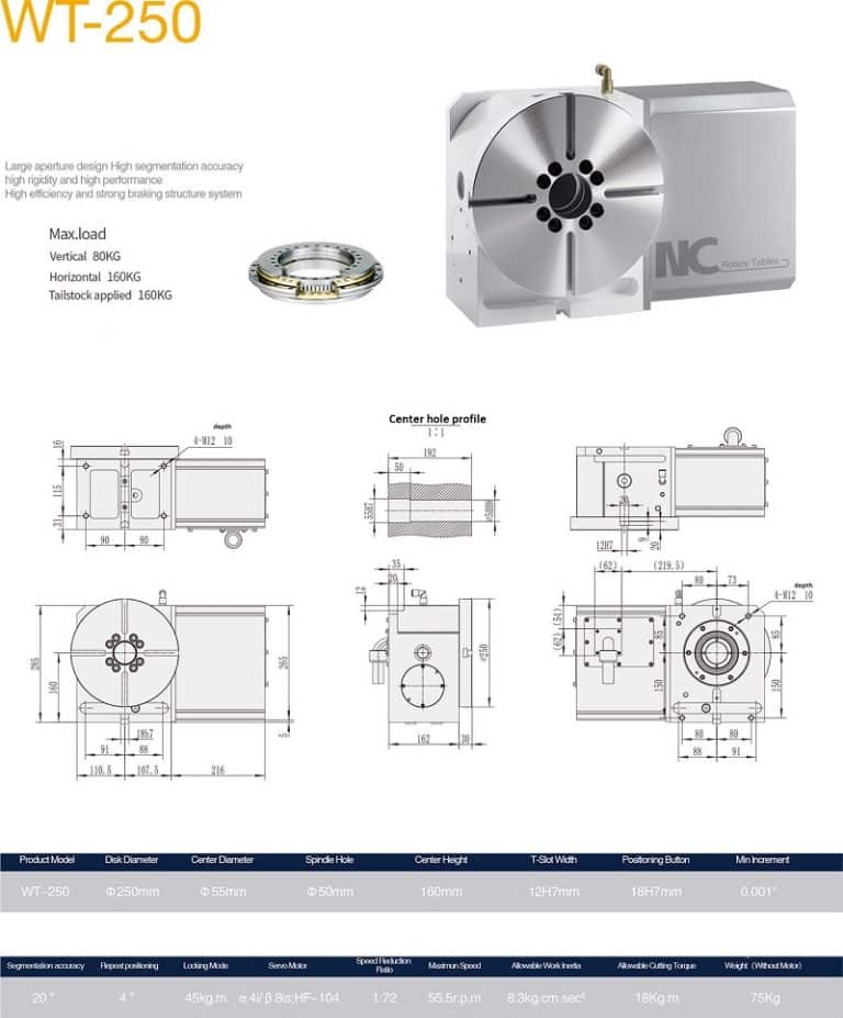 Trục thứ 4 WT-250