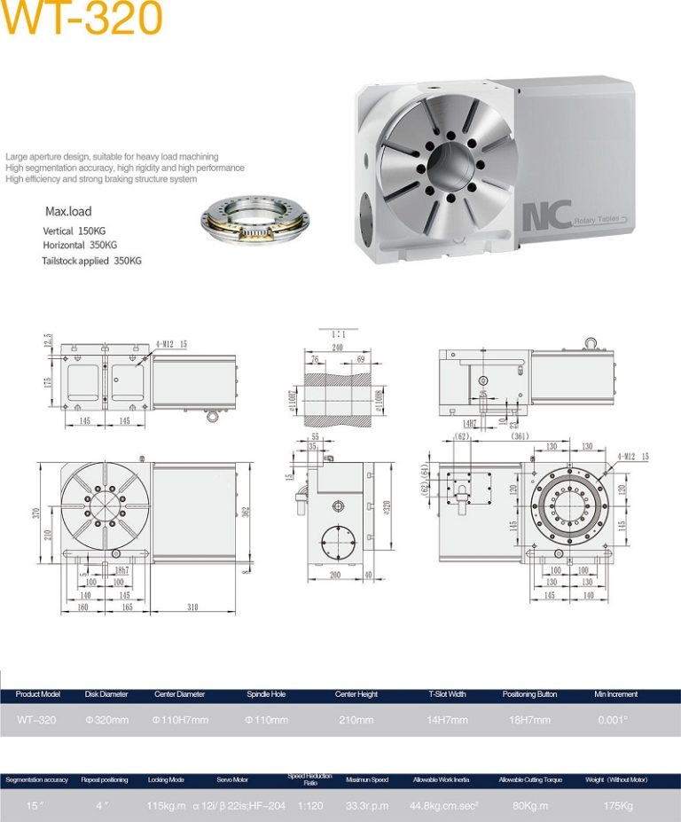 Trục thứ 4 WT-320