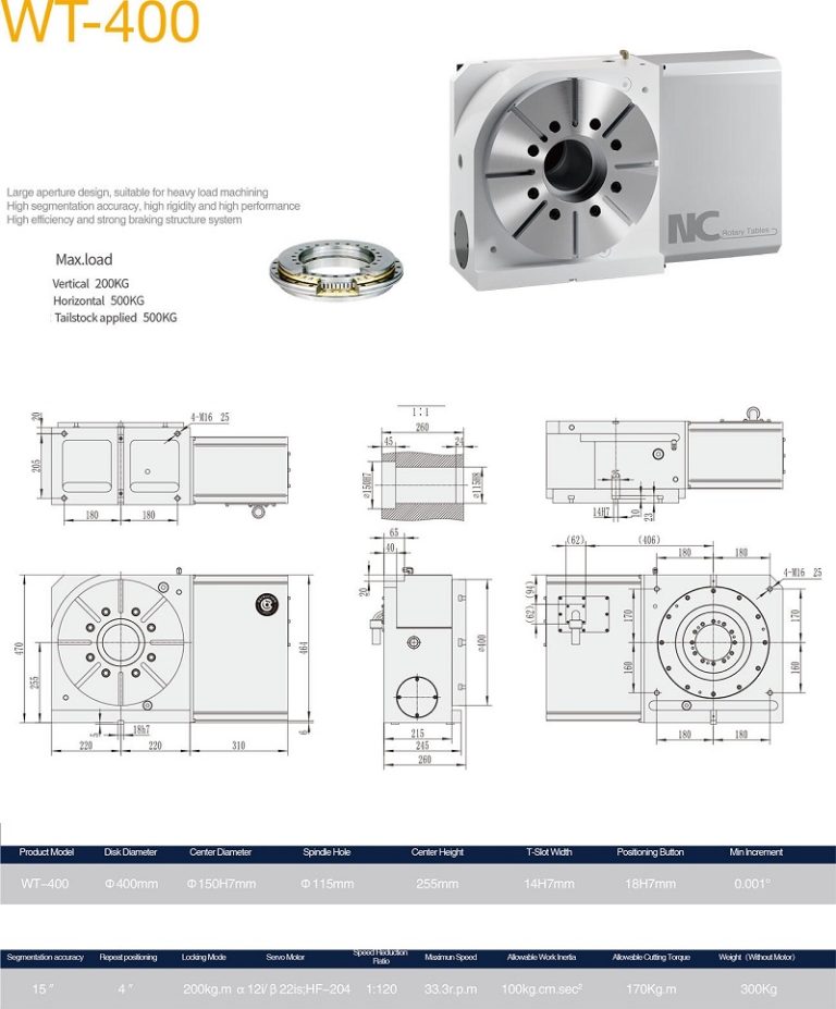 Trục thứ 4 PMW WT-400