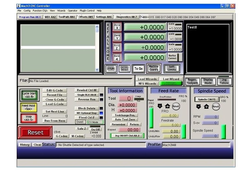 Phần mềm điều khiển CNC Mach3