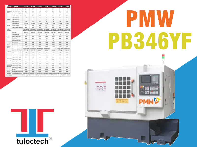 PMW PB346YF là mẫu máy CNC dân dụng được nhiều doanh nghiệp tin tưởng lựa chọn