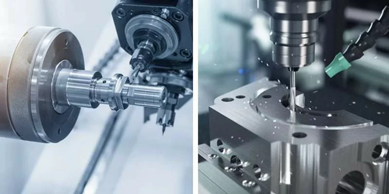Máy phay tiện CNC là dòng máy tích hợp chức năng phay và tiện trong cùng 1 máy