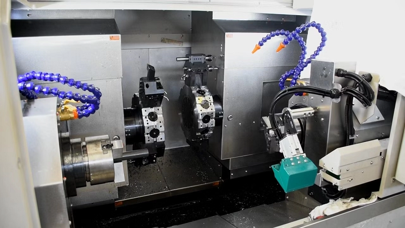 Quy trình vận hành máy tiện CNC 2 đầu trục chính