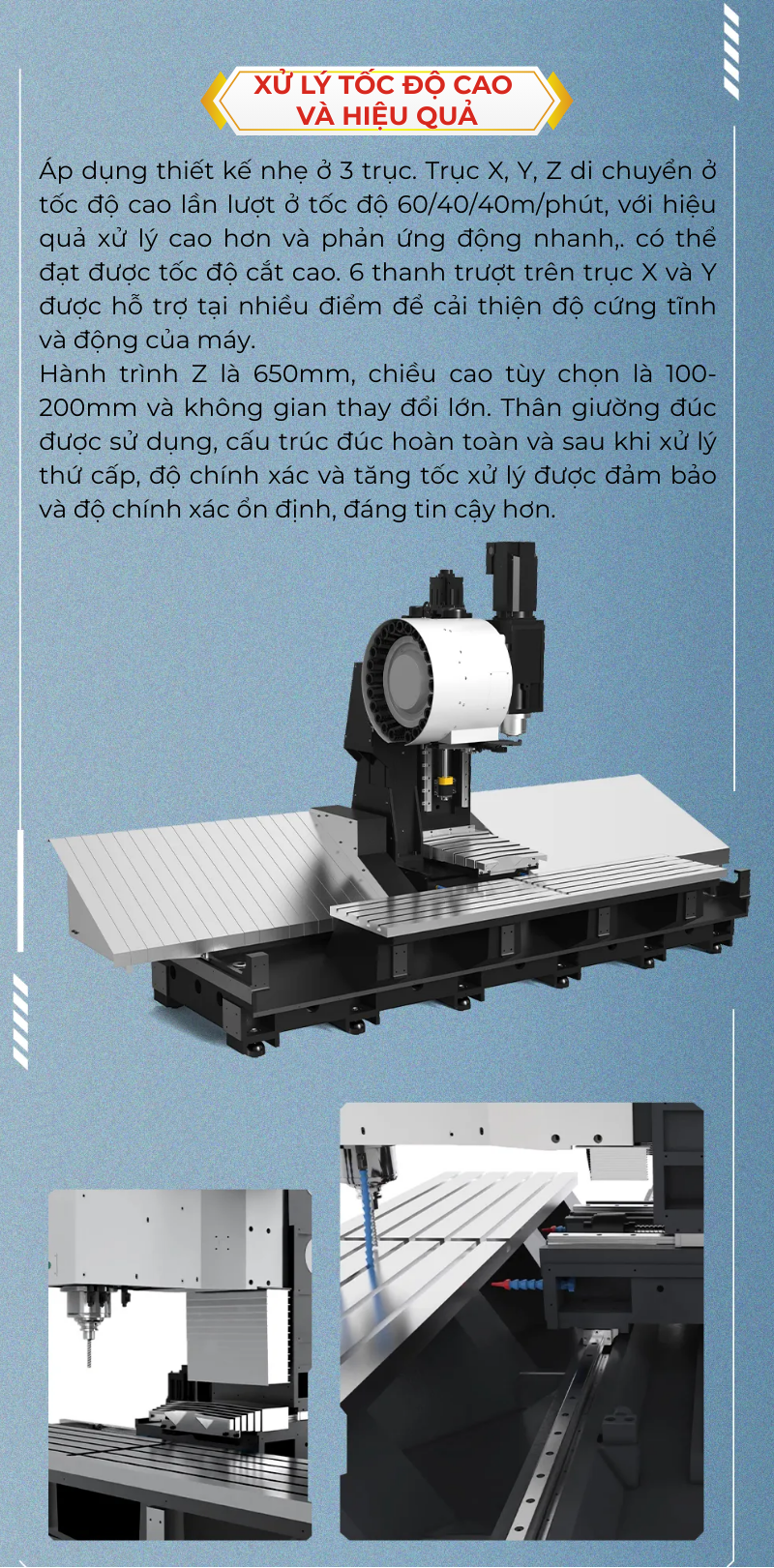 Trung tâm gia công định hình Taikan T-V2500S