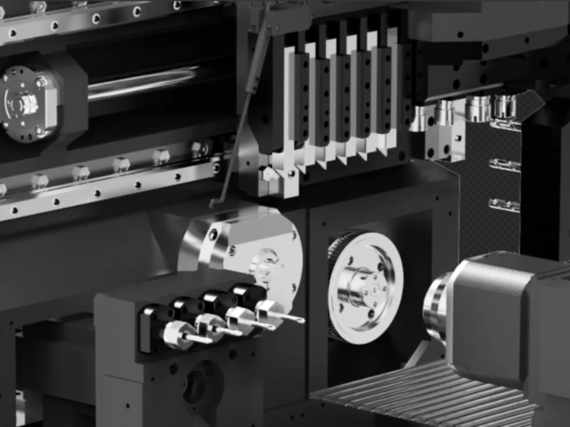 Động cơ trục chính máy tiện CNC là bộ phận thực hiện truyền động và tạo ra chuyển động quay cho trục chính