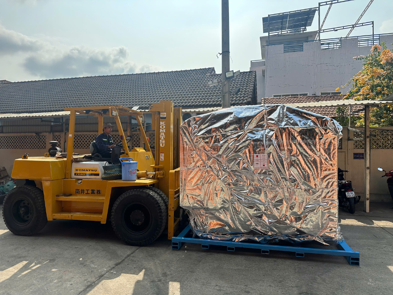 Bàn giao máy cho NTP 2