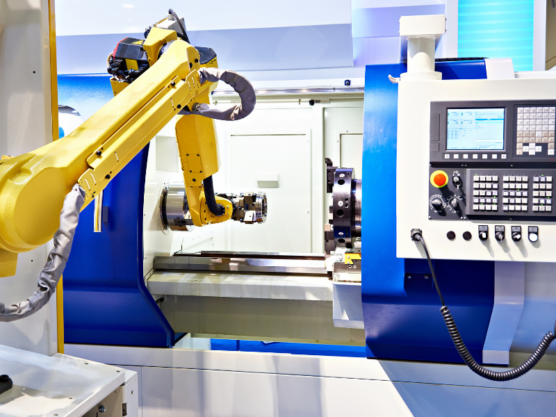 Robot gắp sản phẩm CNC hay còn được gọi là thiết bị robot cấp phôi tự động